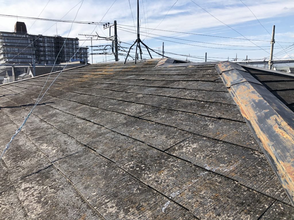 埼玉県幸手市にて板金での屋根カバー工法施工 その1画像