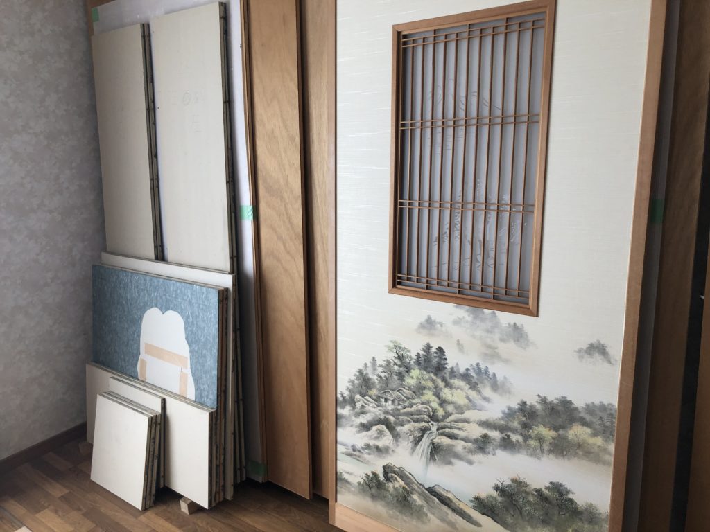 埼玉県久喜市にて純和風のお宅でのふすま張替 その3画像